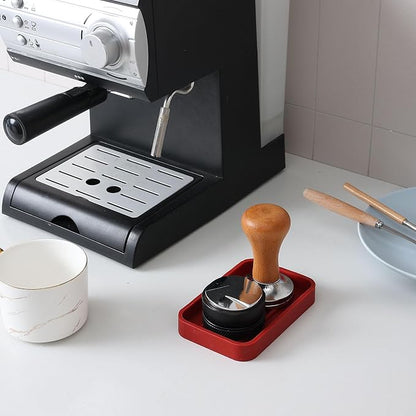 Silicone Kitchen Sink Organizer Tray for Multiple Usage,Easy Clean Sponges Holder for Kitchen Bathroom Counter or Sink,Dish Soap Dispenser,Scrubber,Bottle,Cup Red 4.9”x 3.2”