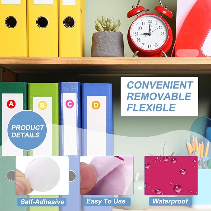 PATIKIL Colored Dot Stickers 1/2", 4000 Pcs Color Coding Labels Blank Circle Stickers Adhesive Round Price Labels for Inventory Office Garage Classroom, Magenta