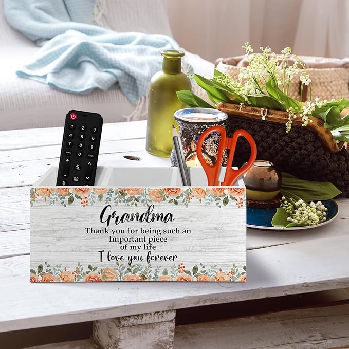 Grandma Gifts Pen Pencil Holder Organizer for Desk Accessories, Thank You for Being Such an Important Piece of My Life Kitchen Utensil Holder for Countertop, Best Grandma Gifts for Christmas