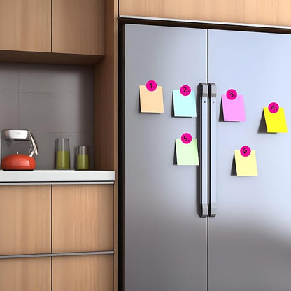 PARLAIM 1 Inch Round Permanent Adhesive Color-Code Dot Stickers,1000 per Roll dots Label Dispenser Box,Green Circle Stickers Label (Fluorescent Pink)