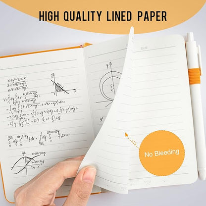 Pocket Small Notebook Journals, 8 Pack (8 Candy Color) Mini Notebook 3.7x5.7 Butterfly Journaling Notebooks for Women Men, A6 Hardcover Lined Note Pads with Pens for Work, Business, Travel Journal, Office Supplies