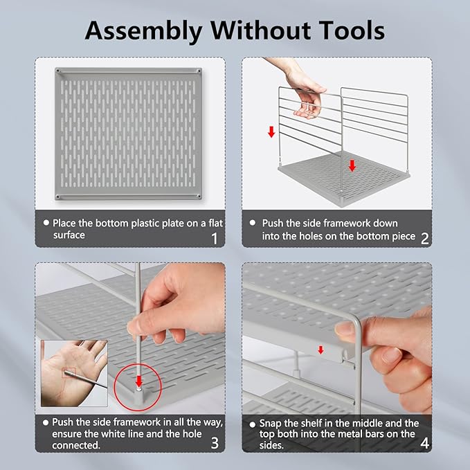 Upgraded Pantry Organizers and Storage- Divided Compartment Holder for Foil and Plastic Wrap Organizer- Kitchen Organizers and Storage for Aluminum Foil, Wraps, Box- Organization and Storage