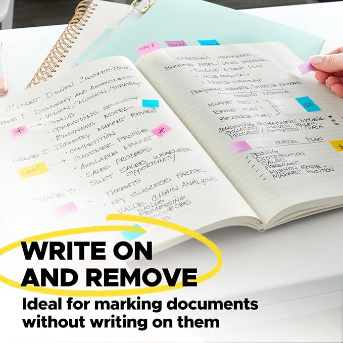 Post-it Flags and Tabs Value Pack, Ultimate Business and Study Pack, 956 Various Flags for Organization (683-AVP-SIOC)