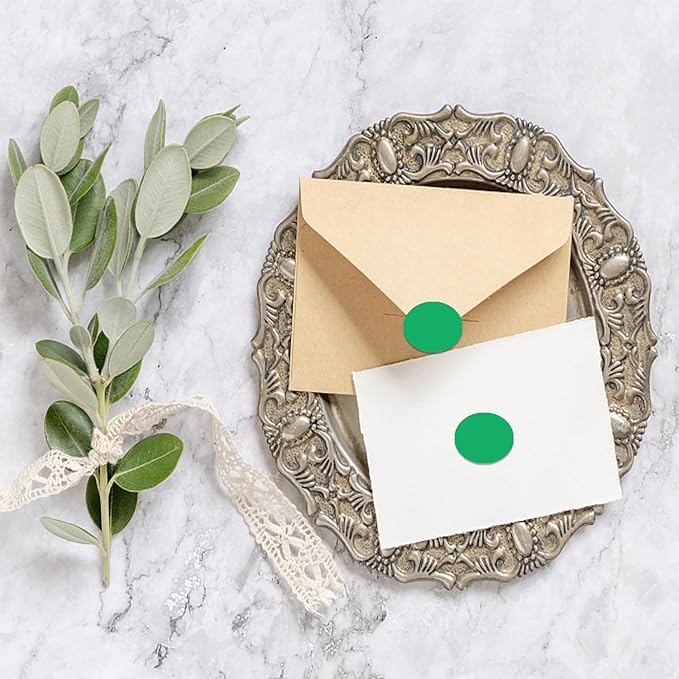 Starboling 1inch Dark Green Round Color Coding,Dot Stickers Labels,Can Writing for Office,Student Classroom and Other Scenarios（800Pcs/Roll