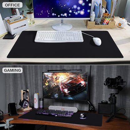 Canjoy Gaming Mouse Pad (31.5x15.7in) 3mm Thickness XX-Large Extended Mousepad Big Computer Keyboard Full Desk Mousepad with Anti-Slip Base Anti-Fray