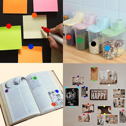 SHYGO® 1“ Red Circle Dot Stickers Color Coding Labels, 1000PCS 2 Rolls