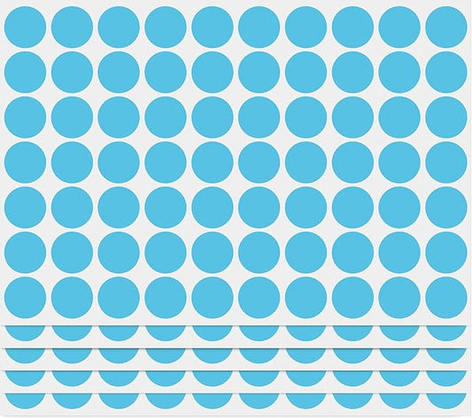 PARLAIM 3/4 Inch Coding Circle Sticker Labels,Pack of 1050 Round Color Code Dot Labels Stickers for Home Office Marking,Organizing(Sky Blue)