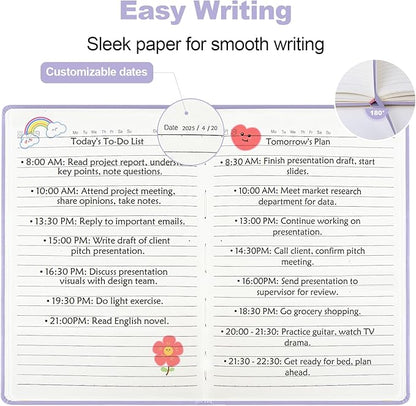 Lined Journal Notebooks for Writing, 100 GSM Thick Paper, 8 Pack Hardcover Notebooks, A5 College Ruled Notebook, Journaling Notebook for School/Travel/Office (Assorted Color- 8 Pack)