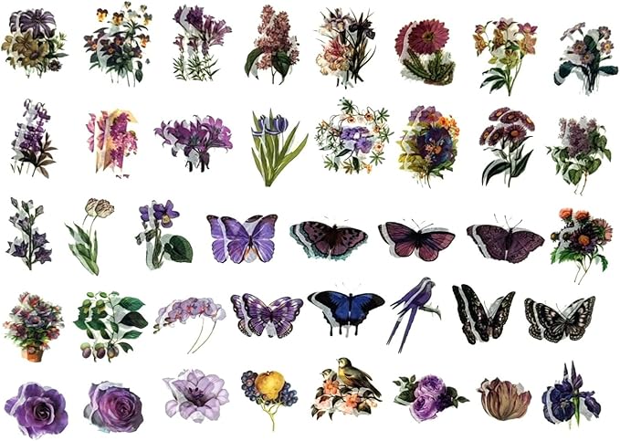 200PCS Vintage Scrapbooking Supplies Kit for Journaling, Scrapbook Sticker Paper Pack for for Bullet Journals Junk Journal Planners Aesthetic Cottagecore Room Decor Wall Art Collage Album