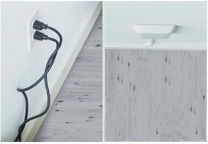 Sleek Socket Original & Patented Flat Ultra-Thin Outlet Concealer with Extension Cord Kit, Multi Outlets Power Strip, Ideal for Home Improvement, Hide Bulky and Messy Cords, 3ft