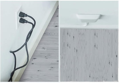 Sleek Socket Original & Patented Flat Ultra-Thin Outlet Concealer with Extension Cord Kit, Multi Outlets Power Strip, Ideal for Home Improvement, Hide Bulky and Messy Cords, 3ft