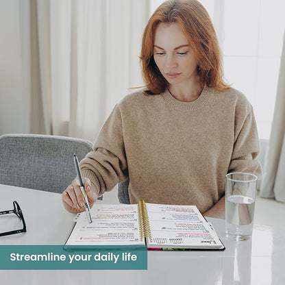 2026 Planner, Weekly and Monthly Planner for Women, Jan 2026 - Dec 2026 Pretty 2026 Calendar Planner with Monthly Tabs, Inner Pocket, Spiral Binding, Perfect for Office Home School - 6.3" x 8.5", Tropical Palms