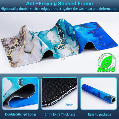 Canjoy Gaming Mouse Pad, Large Extended Mouse Pad Big Computer Mousepad for Home Office Gaming Work 31.5x15.7inch