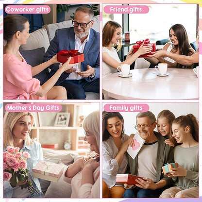 Yinder 24 Pcs Inspirational Sticky Notes Christmas Stocking Stuffers Motivational Sticky Notes Pad Employee Appreciation Gift Bulk for Teacher Nurse Coworker Office 3 x 3'' (Inspirational,Black)