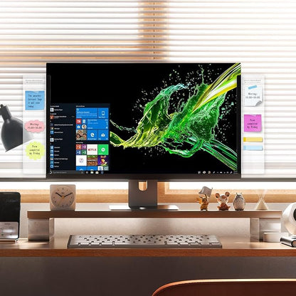 Office Desk Accessories 2pcs Multifunction Computer Monitor Memo Board - Transparent Computer Side Panel Memo Creative Monitor Side Panel Suitable for Office Home Desktop