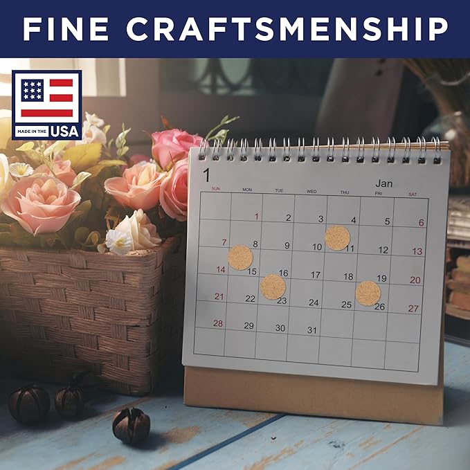 Kraft 1-Inch Circle Dot Stickers – 1,000 Round Adhesive Labels per Roll, Colored Stickers for Garage Sale Price Tags, Classroom, Inventory, Office & Yard Sale Supplies, Made in USA