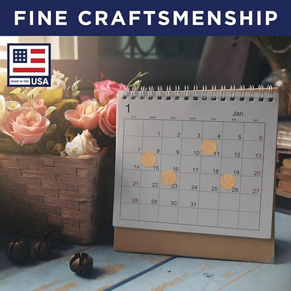 Kraft 1-Inch Circle Dot Stickers – 1,000 Round Adhesive Labels per Roll, Colored Stickers for Garage Sale Price Tags, Classroom, Inventory, Office & Yard Sale Supplies, Made in USA