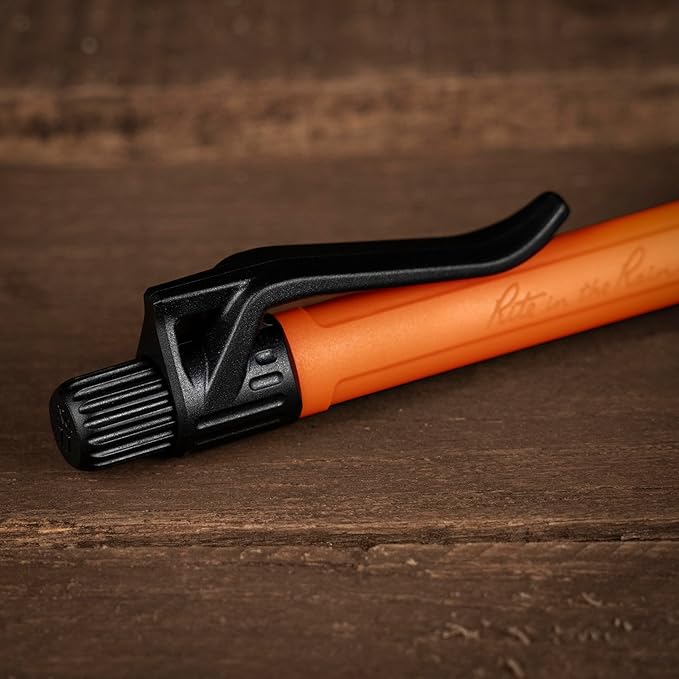 Rite in the Rain Weatherproof Durable Orange Clicker Pen - Black Ink (No. OR11)