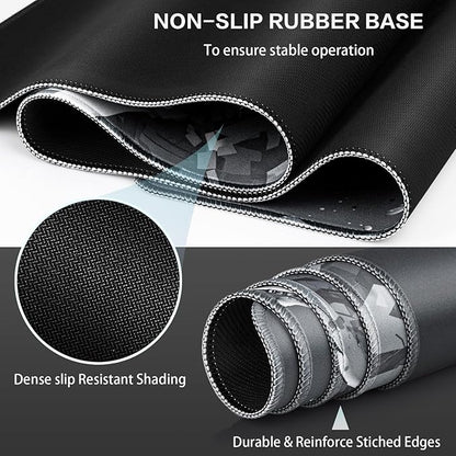 Canjoy Gaming Mouse Pad, Large Extended Mouse Pad Big Computer Mousepad for Home Office Gaming Work 31.5x15.7inch