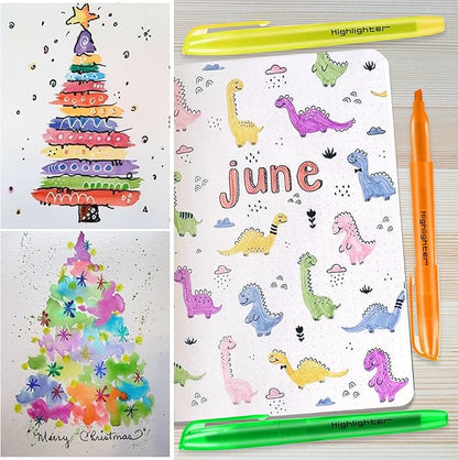 Highlighters Assorted Colors Bulk, 30 Pcs Pastel Highlighters Bulk with 6 Colors, Colored Highlighters for Office and School Supplies