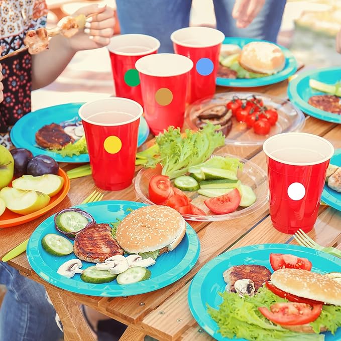 PATIKIL Colored Dot Stickers 3/4", 4000 Pcs Color Coding Labels Blank Circle Stickers Adhesive Round Price Labels for Inventory Office Garage Classroom, Light Green