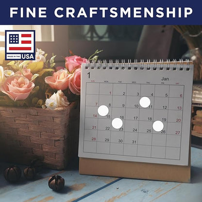 White 1-Inch Circle Dot Stickers – 1,000 Round Adhesive Labels per Roll, Colored Stickers for Garage Sale Price Tags, Classroom, Inventory, Office & Yard Sale Supplies, Made in USA