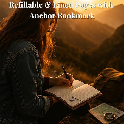 Personalized Christian Prayer Journal for Men & Women – Engraved Leather Bible Study Journal with Scripture & Cross – Refillable A5 Devotional Custom Notebook – Faith, Graduation, and Gratitude Gift