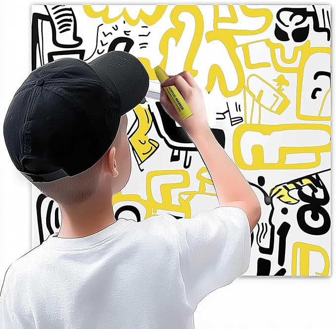 3 Pcs Yellow Jumbo Permanent Markers: 15mm Wide Tip Thick Acrylic Paint Pen Large Calligraphy Marker for Rock Painting, Poster, Sign, Canvas, Glass, Wood, Ceramic