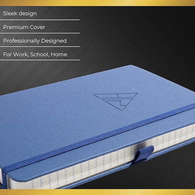 Realizations Journaling Notebooks with Pen Holder - Lined Notebook - 222 Pages Notebook Journal with 100 GSM Paper - Includes Table of Content - Notebooks for Work, School, Home