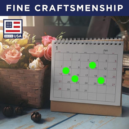 Fluorescent Green 1-Inch Circle Dot Stickers – 1,000 Round Adhesive Labels per Roll, Colored Stickers for Garage Sale Price Tags, Classroom, Inventory, Office & Yard Sale Supplies, Made in USA