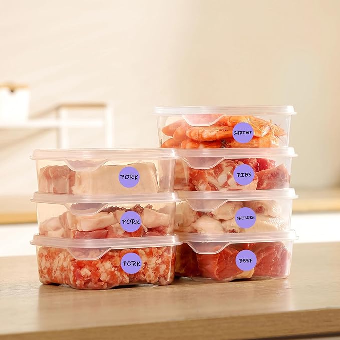 PARLAIM 1 Inch Round Label Permanent Color Code Dot Stickers, 1000 Labels per Roll (Lavender)