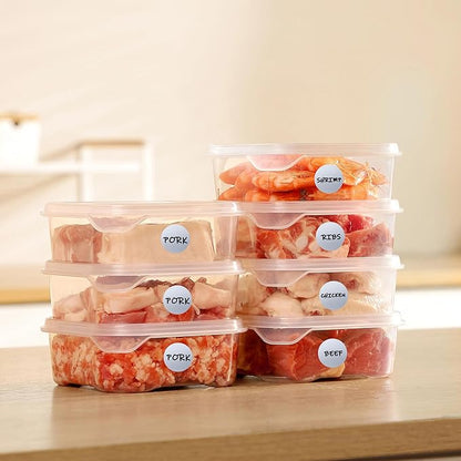 PARLAIM 1 Inch Round Permanent Adhesive Color-Code Dot Stickers,1000 per Roll dots Label Dispenser Box,Silver Circle Stickers Label for Office