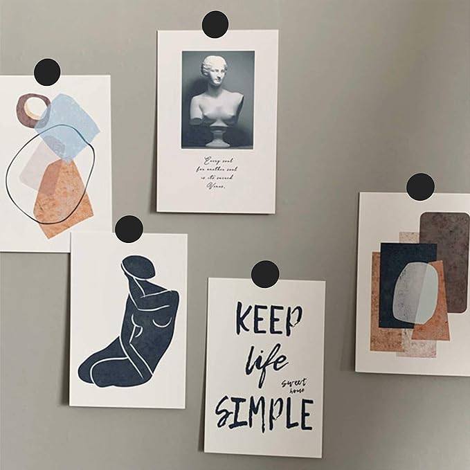 PARLAIM 1” Round Permanent Adhesive Color-Code Dot Stickers,1000 per Roll dots Label Dispenser Box,Black Circle Stickers Label for Office Classroom