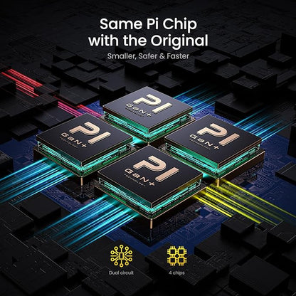 AOHI Magcube 140W USB C Charger PD3.1 3-Port GaN+ Laptop Wall Charger 100W Fast Charging Power Adapter Foldable Plug for MacBook Pro 16'', Dell XPS, iPad Pro, Galaxy, iPhone 17 Pro, Chromebook, Yellow