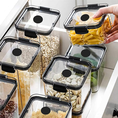 PARLAIM 1” Round Permanent Adhesive Color-Code Dot Stickers,1000 per Roll dots Label Dispenser Box,Black Circle Stickers Label for Office Classroom