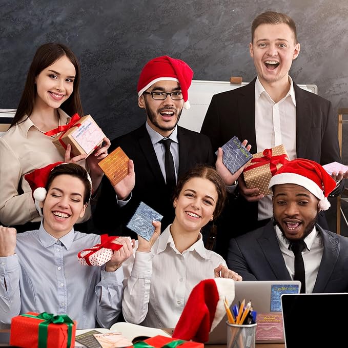 Yinder 24 Pcs Employee Appreciation Sticky Notes Xmas Gift Bulk Motivation Note Pads Mini Inspirational Note Gift for Teacher Nurse Staff Coworker Office Supply 3 x 3'' (Appreciation,Marble)