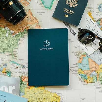 Promptly Journals, My Travel Journal (4-Pack): From Boarding to Exploring (Manhattan, Paperback) | Vacation Journal | Travel Memories Journal | Trip Journal