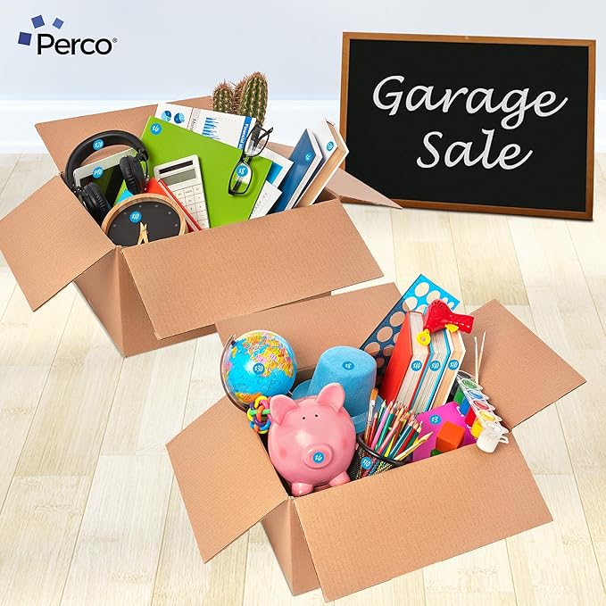 Perco Light Blue 1-Inch Round Circle Dot Sticker Labels with Easy Peel Perforation - 1,000 Labels per Roll - Strong Adhesion, Vibrant Colors for Organizing, Crafting & More - Made in USA