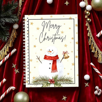 Christmas Gift Card Book - Surprises on Every Page, DIY Spiral-Bound Merry Christmas College Survival Kit, Greeting Card Book for Students & Graduation Gifts (S4)
