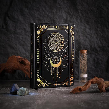 TIEFOSSI Lined Journal for Women Men, Vintage Notebooks with Bookmarks, Hardcover A5 College Ruled Notebook 316 Numbered Pages for Writing, Daily Journal for Work School, Note Taking