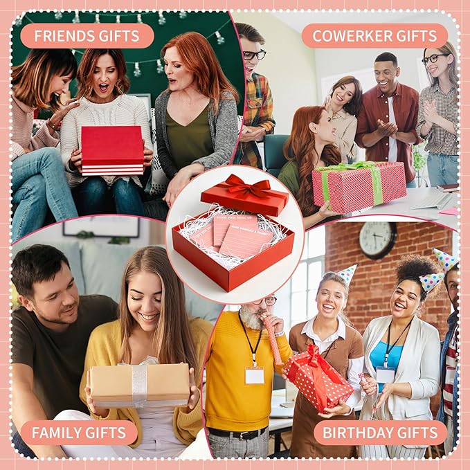 Yinder 24 Pcs Inspirational Sticky Notes Christmas Stocking Stuffers Motivational Sticky Notes Pad Employee Appreciation Gift Bulk for Teacher Nurse Coworker Office 3 x 3'' (Inspirational,Rose Gold)