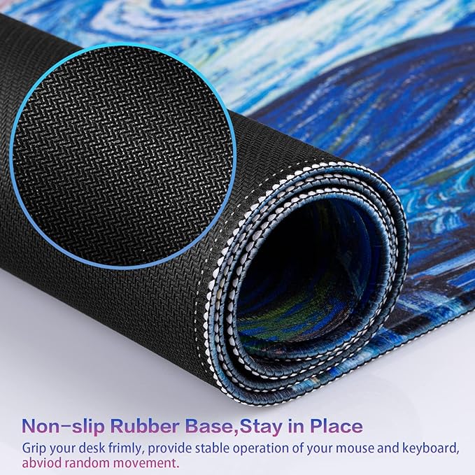 Canjoy Gaming Mouse Pad, Large Extended Mouse Pad Big Computer Mousepad for Home Office Gaming Work 31.5x15.7inch