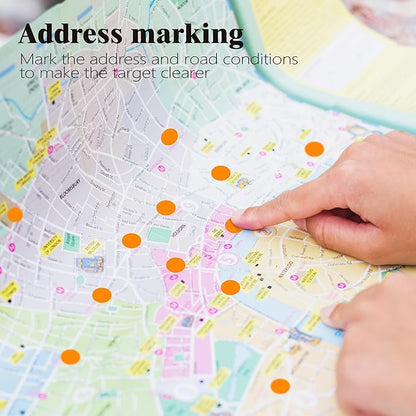 4000PCS 1/2" Small Round Dot Stickers，0.5 Inch 4 Rolls Color Coding Labels Dots,Orange Stickers for Home Decorative, Retail, Manufacturing, Recreation,Tiny Circle Label