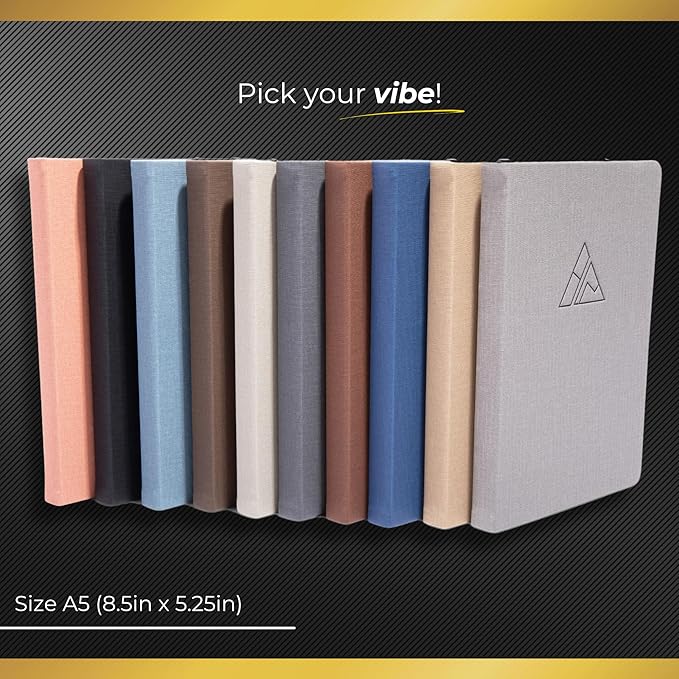 Journaling Notebooks with Pen Holder | Lined Notebook | 222 Pages Notebook Journal with 100 GSM Paper | Journal Notebooks for Work