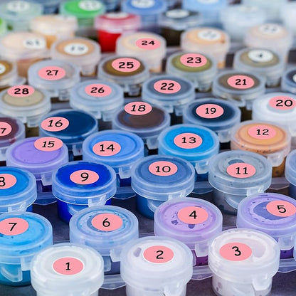 10 Rolls, 0.5 Inch Round Pink Color Coding Labels, 10,000Pcs - Adhesive Dot Stickers for Organizing, Office, Home, School, and Warehouse Use