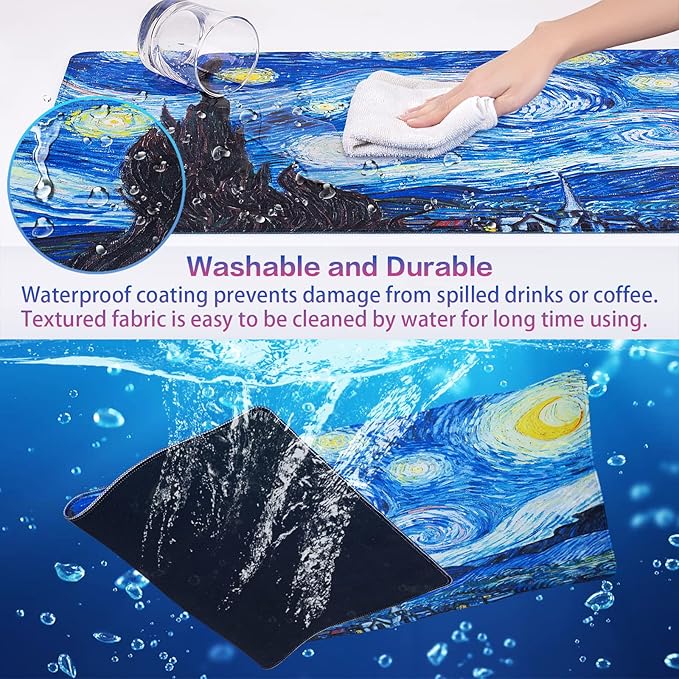 Canjoy Gaming Mouse Pad, Large Extended Mouse Pad Big Computer Mousepad for Home Office Gaming Work 31.5x15.7inch