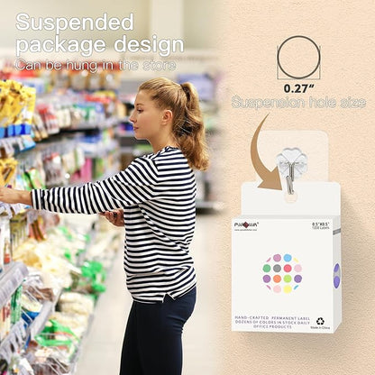 PARLAIM 1/2 Inch Circle Sticker Labels,1000 Stickers Round Color Coding Circle Dots Stickers,Roll Dot Stickers Label for Office Home Office (Lavender)