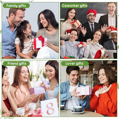 Yinder 24 Pcs Inspirational Sticky Notes Christmas Stocking Stuffers Motivational Sticky Notes Pad Employee Appreciation Gift Bulk for Teacher Nurse Coworker Office 3 x 3'' (Thank You,Black)