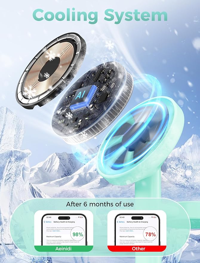 2026 3 in 1 Wireless Charging Station Compatible with MagSafe, 15W Fast Magnetic Mag-Safe Charger Stand for Apple iPhone 17 16 15 14 13 12 iWatch AirPods Pro 4 3 2, LightGreen