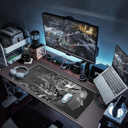 Canjoy Gaming Mouse Pad, Large Extended Mouse Pad Big Computer Mousepad for Home Office Gaming Work 31.5x15.7inch